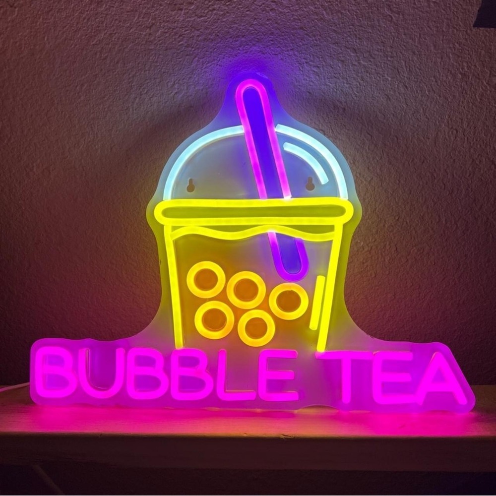 LED Bubble Tea Sign - Picture 2 of 2